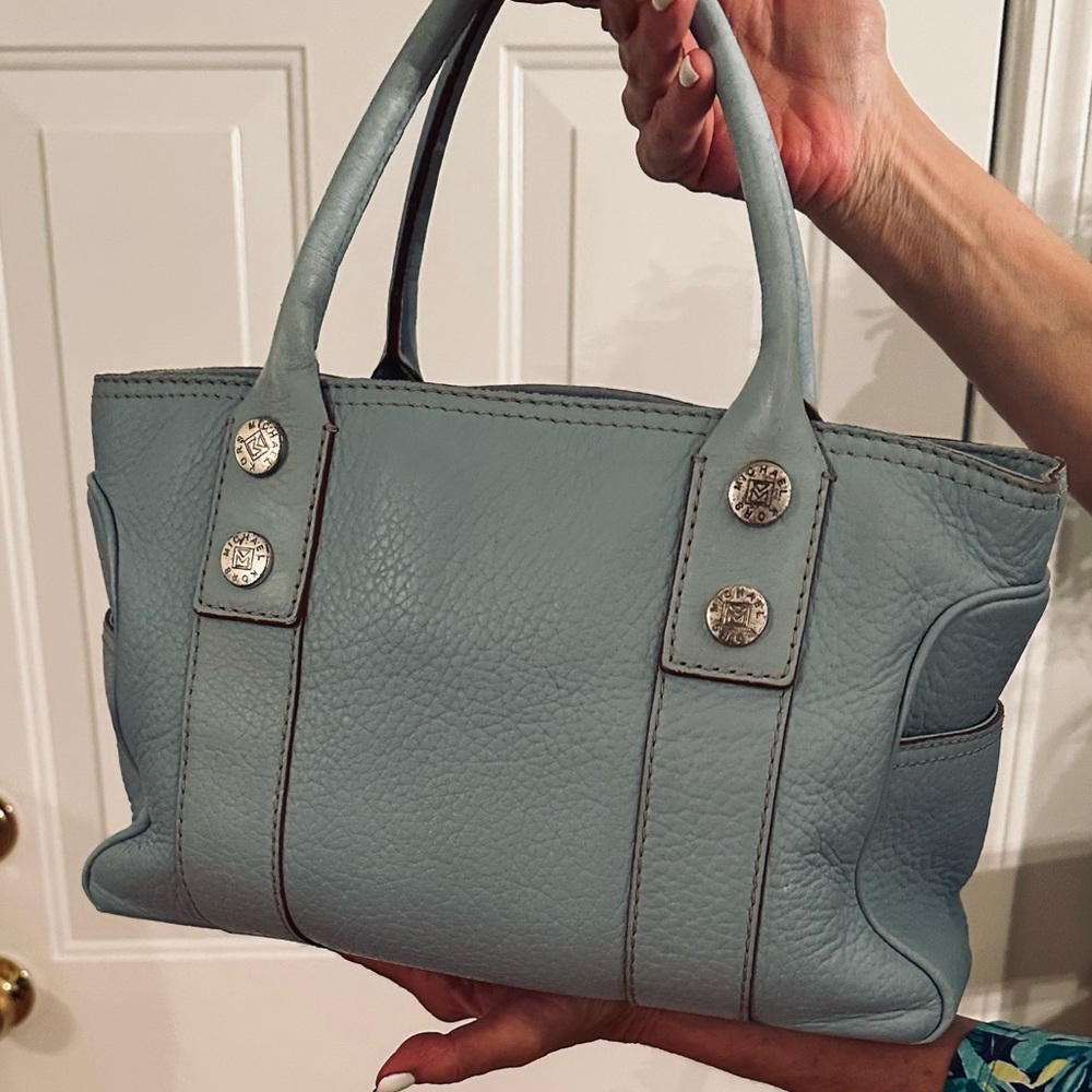 Michael Kors Light Blue Hand Bag - Picture 8 of 13